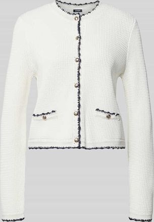 Joop Strickjacke aus Viskose-Mix Modell Kumma in Beige, Gr&ouml;&szlig;e 34