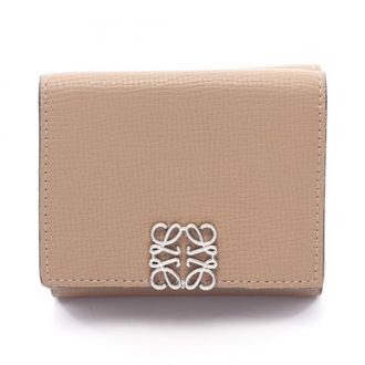 Loewe Brown Leather Wallet (Tri-Fold) (Pre-Owned)