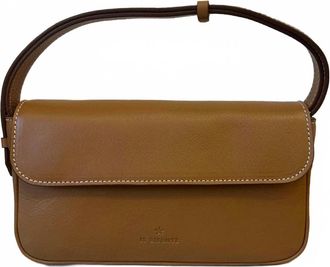 IL BISONTE Womens Studio Crossbody Bag In Caramel