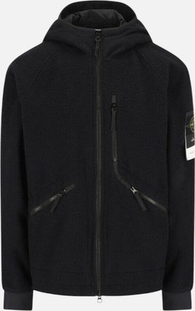 Stone Island Mens Stone Island Virgin Wool And Nylon Navy Jacket - Cream - Size: 42/Regular