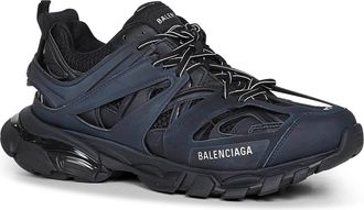 Balenciaga Mens Track Sneakers Black Mesh And Nylon Polyurethane Trainers