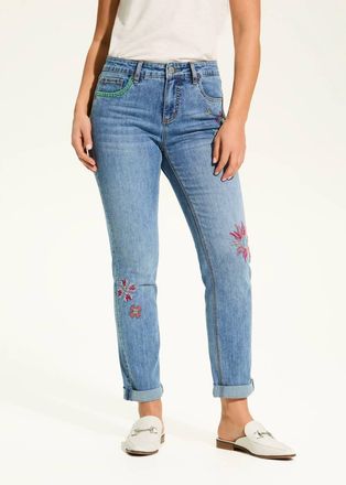 FDJ Gisela Girlfriend Ankle Jeans In Light Blue