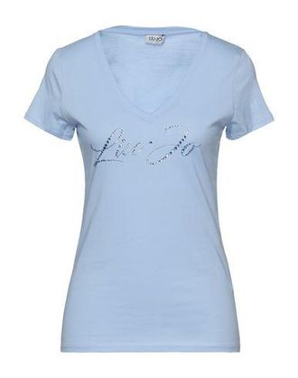 Tシャツ・カットソー LIU JO Woman T-Shirt Green WA5475MA24O M9506 Printed knit T-shirt colour green | Liu Jo