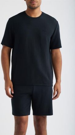 BOSS Rib Modal T-Shirt & Pajama Shorts Set in Black at Nordstrom, Size Xx-Large
