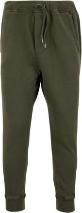 Dsquared2 Pantaloni Laccio - Heren - Sweatpants - Groen - L - Katoen - Broeken