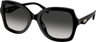 Coach HC8410U CW225 50023C Womens Sunglasses Black Size 56