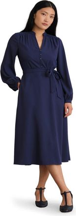 Hobbs London Lettie Dress in Midnight Navy at Nordstrom, Size 10