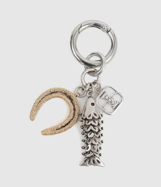 Isabel Marant Porte Cles Minifish Kr Silver Dor&eacute;, D&eacute;fil&eacute;