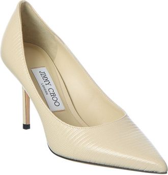 Jimmy Choo London Love 85 Lizard-Embossed Leather Pump