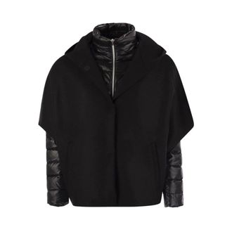 Herno Light Jackets, female, Black, Size: 2XL Light Jacket