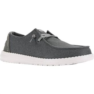 Hey Dude Womens Wendy Stardust Slip On Shoes In Charcoal