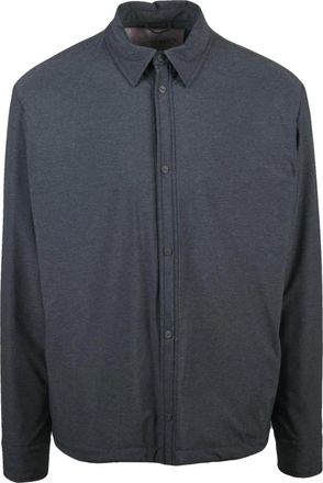 Herno overhemdjas - Heren - Zomerjassen - Grijs - L - Polyester - Jassen