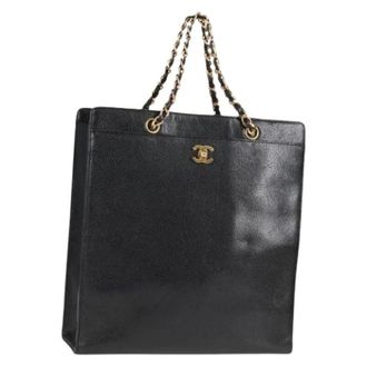 Chanel Pre-owned Cuero bolsos-de-mano - Pre-owned - Mujer - Negro - ONE SIZE