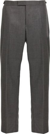 Thom Browne Heren, Broeken, Grijs, Maat: XL Wol