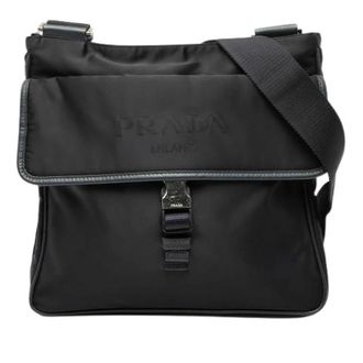 Prada Pre-owned Vintage Crossbody Bag - Dames - Pre-owned - Zwart - Maat: ONE Size Nylon