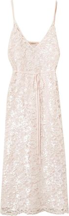 Twin-Set Long Midi Dress with Slip