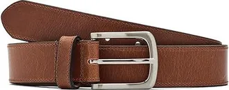 Brooks Brothers Natural Wax Pull Up Leather Belt Mens Belts Medium Brown : 40