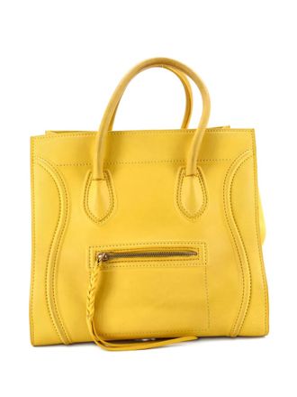 Celine Phantom Bag Smooth Leather Medium tote bag - Yellow