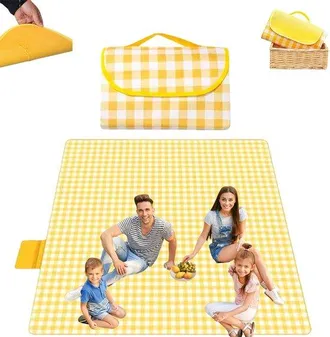 OEM Manta De Picnic Para Exteriores, Alfombra De Picnic Impermeable Y Resistente A La Arena, Plegable Y Port&aacute;til, Viajar, C&eacute;spedes, Parques, 2m3m