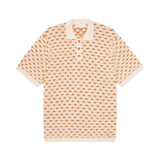 Les Deux Polo Shirts, male, Beige, Size: XL Esmay Shell Knit Polo