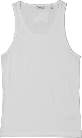 Burberry Stretch Cotton Rib-Knit Tank Top, Size X-Small