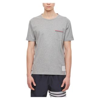 Thom Browne Heren, Tops, Grijs, Maat: XL Katoen