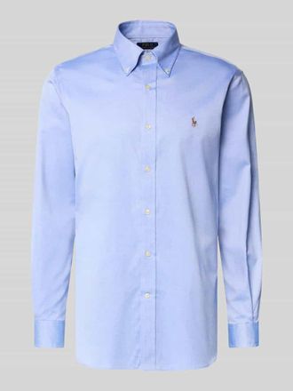 Polo Ralph Lauren Regular Fit Business-Hemd mit Button-Down-Kragen in Royal, Gr&ouml;&szlig;e 39
