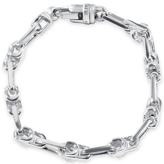 Pompeii3 Mens Designer Link 14k Gold (37gram) or Platinum (61gram) 6-7.5mm Bracelet 8.5