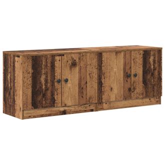 vidaXL Armario De Almacenamiento Para Cama Alta 2 Uds. Vidaxl