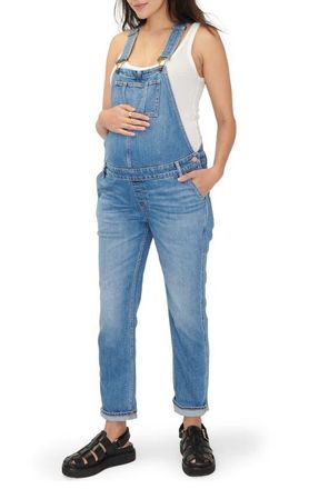 Hatch The Denim Maternity Overall in Indigo at Nordstrom, Size X-Small