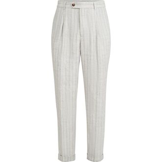 Brunello Cucinelli Twill trousers in Yuta at Nordstrom, Size 46 It