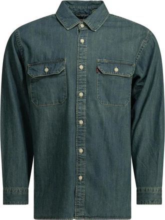 Levi's Denim Shirt met Lange Mouwen - Heren - Spijkeroverhemden - Blauw - S - Denim - Overhemden