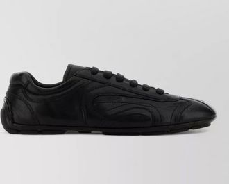 Prada leather low-top sneakers