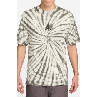 Nike Jordan Jumpman Tie Dyed Graphic T-shirt in Sail/black at Nordstrom, Size Xx-Large
