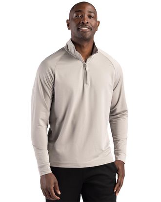 Clique Dash Recycled Mens Quarter Zip Sweatshirt