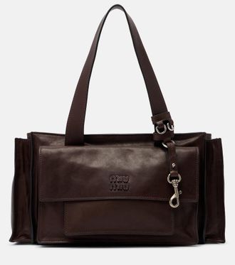 Miu Miu Borsa a spalla Utilitaire in pelle