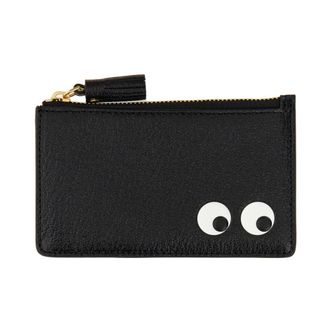 Anya Hindmarch Portemonnees & Kaarthouders - unisex - Accessoires - Zwart - Maat: ONE Size Leer