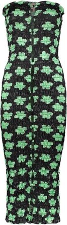 Amy Crookes Midi-jurk met bloemenprint - Dames - Casual kleedjes - Veelkleurig - XS - Polyester - Kleedjes