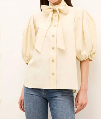 Marie Oliver Navi Top In Turtledove