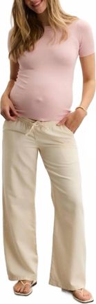 Hatch Softsculpt Sweater Tee Maternity In Peony