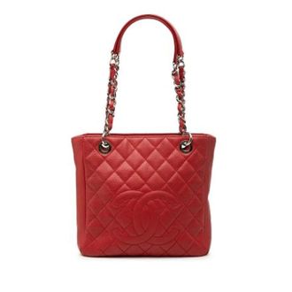 Chanel Bolso Pre-owned Acolchado de Piel Caviar - Pre-owned - Mujer - Rojo - ONE SIZE