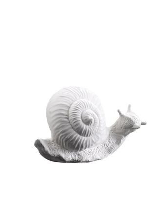 Schubiger M&ouml;bel Figur Schnecke Weiss H: 18 cm