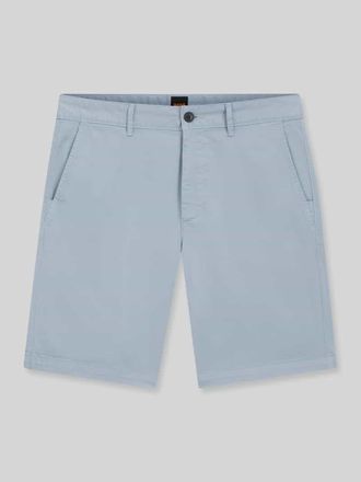 Boss Orange by Hugo Boss BOSS Orange Slim Fit Chinoshorts aus Baumwoll-mix Modell CHINO-SLIM-SHORTS in Hellblau, Gr&ouml;&szlig;e 30