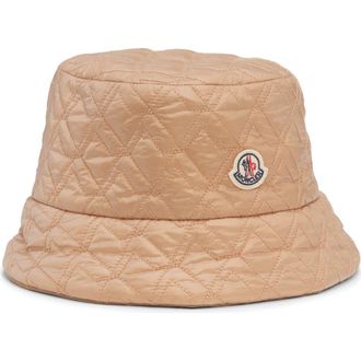 Moncler Archive DNA Reversible Bucket Hat in Neutral at Nordstrom, Size Medium