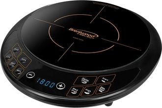 Brentwood Single Electric Induction Cooktop in Black