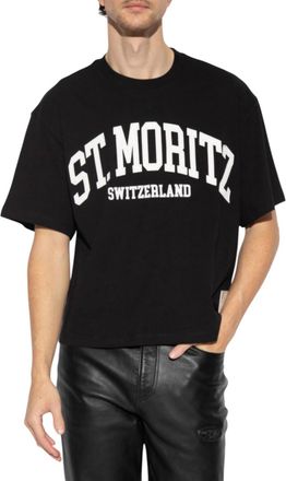 Bally Mens St. Moritz Graphic T-Shirt In Black