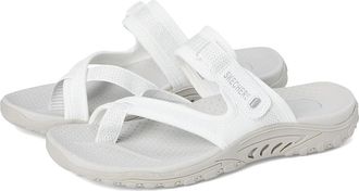 Skechers Reggae - Ray Of Charm Womens Sandals White : 9.5 B - Medium, Textile