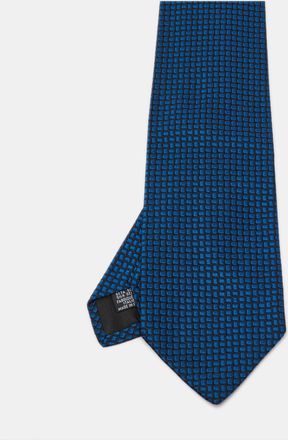 HUGO BOSS Boss By Hugo Boss Navy Blue Jacquard Silk Tie