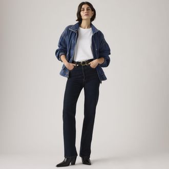 Levi's Ribcage Full Length Jeans - Womens - 23X30 - Blue