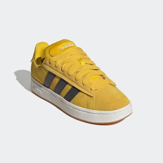 adidas Sneaker ADIDAS SPORTSWEAR GRAND COURT ALPHA, Herren, Gr. 43, gelb (utility gelb, grau six, gum 3), Leder, Synthetik, Schuhe Sneaker, Design inspiriert